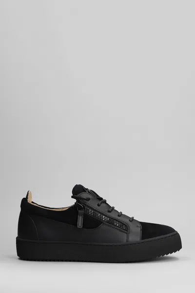 Giuseppe Zanotti Gz94 Sneakers In Black Suede