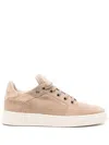 Giuseppe Zanotti Perforated Leather Sneakers In Neutrals
