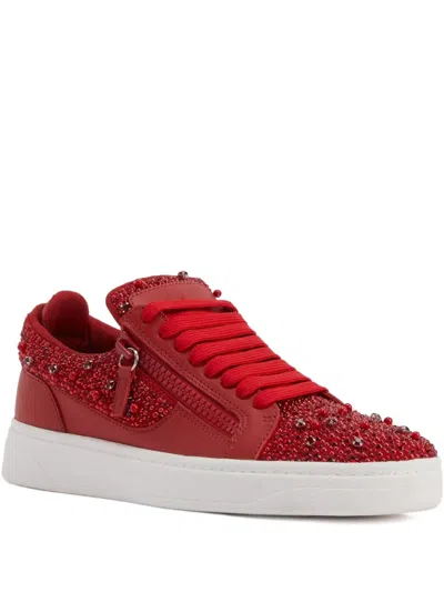 Giuseppe Zanotti Gz94 Sneakers In Red