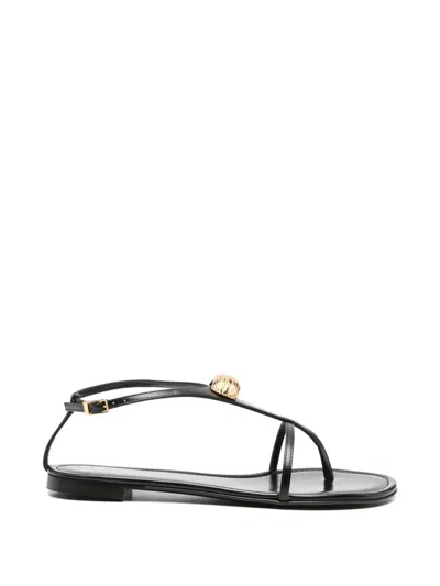 Giuseppe Zanotti Hardware-embellished Sandals In Black