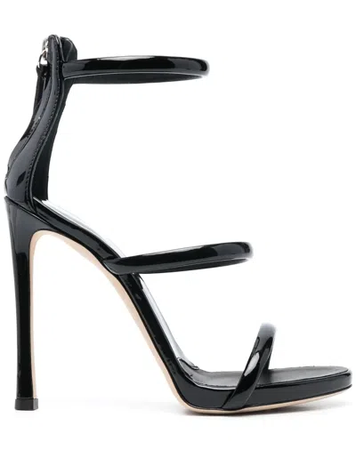 Giuseppe Zanotti Harmony 120mm Sandals In 黑色