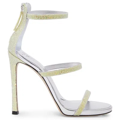 Giuseppe Zanotti Harmony Glitter In Yellow