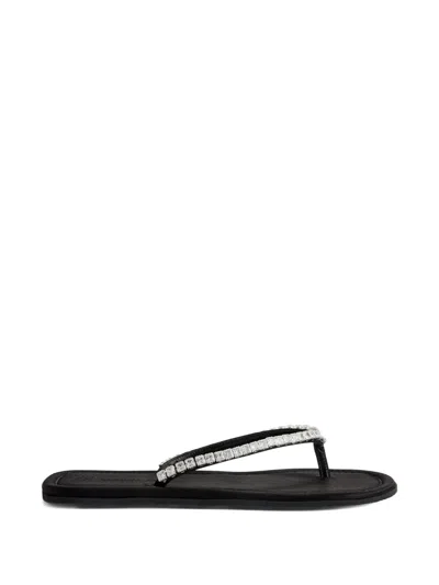 Giuseppe Zanotti Hatsumomo Rhinestone-embellishment Sandals In Black
