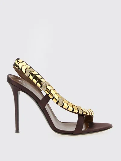 GIUSEPPE ZANOTTI HEELED SANDALS GIUSEPPE ZANOTTI WOMAN COLOR BURGUNDY,H31608050
