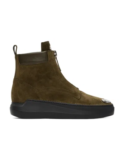 Giuseppe Zanotti High-top Casual Sneakers In Black