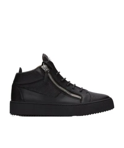 Giuseppe Zanotti High-top Leisure Sneakers In Black