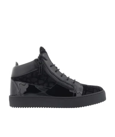 Giuseppe Zanotti High-top Sneakers In Black