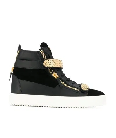 Giuseppe Zanotti High-top Sneakers In Black