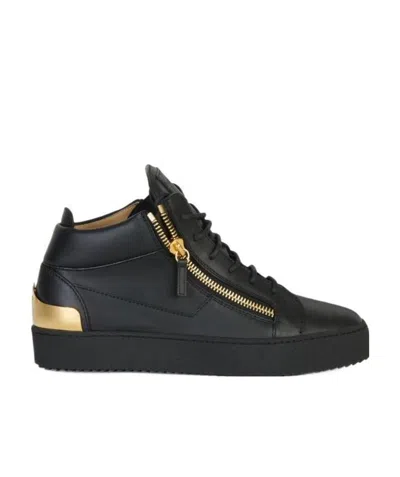 Giuseppe Zanotti High Upper Board Shoes In Black