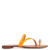Giuseppe Zanotti Hillary Ring Slides In Orange