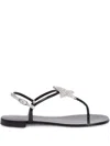 Giuseppe Zanotti Hollie Star Sandals In Black