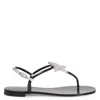 Giuseppe Zanotti Hollie Star Crystal-embellished Sandals In Silver