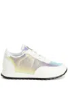 Giuseppe Zanotti Holographic-effect Low-top Sneakers In White