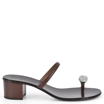 Giuseppe Zanotti Icon Ring 40 In Brown