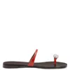 Giuseppe Zanotti Icon Ring Slides In Red