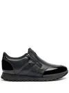 Giuseppe Zanotti Idle Run Quilted Leather Zip-up Loafers In Black