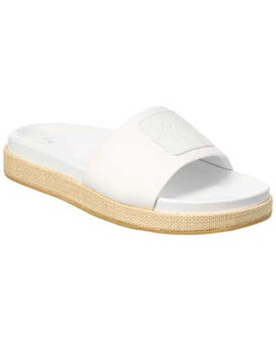 Giuseppe Zanotti Indi Canvas Slide In White