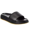 Giuseppe Zanotti Indi Leather Slide In Black