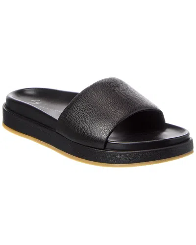 GIUSEPPE ZANOTTI INDI LEATHER SLIDE