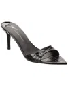 Giuseppe Zanotti Women's Intriigo Croc Embossed High Heel Slide Sandals In Black