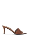 Giuseppe Zanotti Metallic Multi-strap Stiletto Slide Sandals In Metallic Bronze