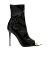 Giuseppe Zanotti Intriigo 105mm Open-toe Boots In Black