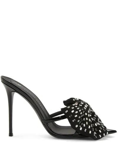 Giuseppe Zanotti Intriigo Alexandrine In Black