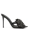 Giuseppe Zanotti Intrigo Alexandrine 90 Sandal In Black