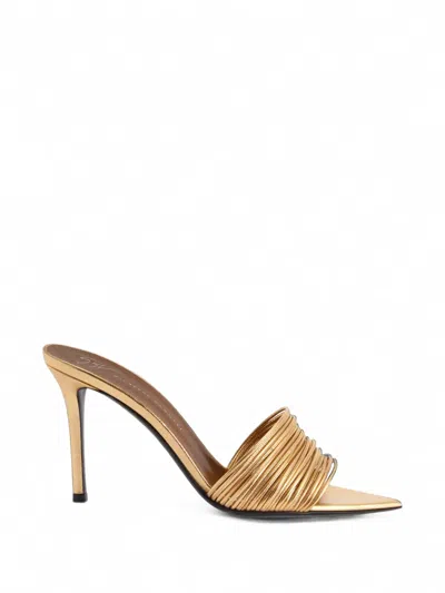 Giuseppe Zanotti Intriigo Clio 90 Sandals In Gold