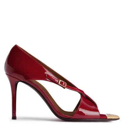 Giuseppe Zanotti Intriigo Croisée Crystal 90 In Red