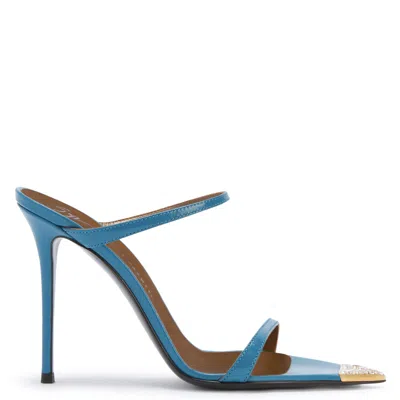 Giuseppe Zanotti Intriigo Jewelry 105 Women's Sandals Blue In Multi