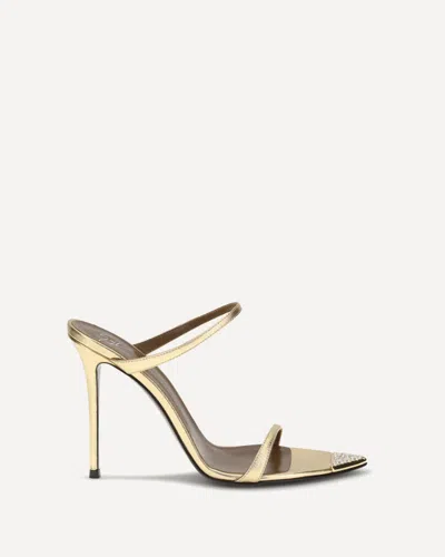 Giuseppe Zanotti Intriigo Jewelry Sandals In Gold