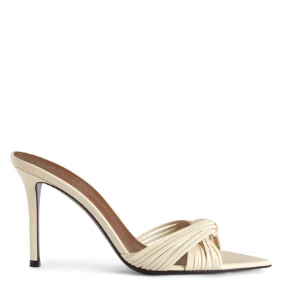 Giuseppe Zanotti Intriigo Knot 90 In Beige