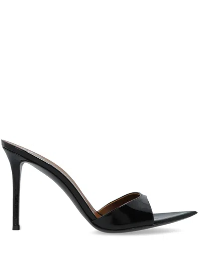 Giuseppe Zanotti Intriigo Leather Mules In Black