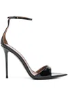 Giuseppe Zanotti Intriigo Patent Leather Sandals In Black