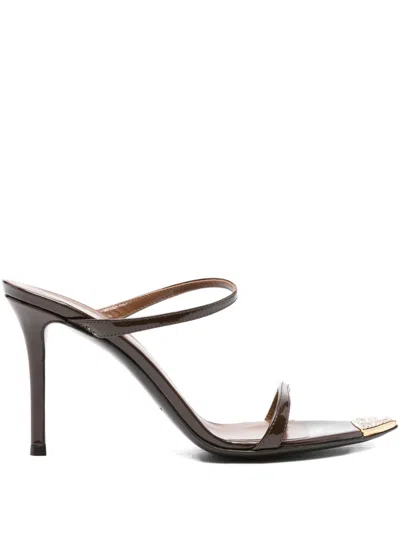 GIUSEPPE ZANOTTI GIUSEPPE ZANOTTI INTRIIGO PATENT LEATHER SANDALS