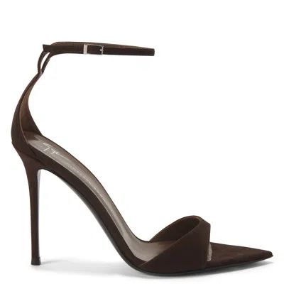 Giuseppe Zanotti Intriigo Strap 105 In Brown