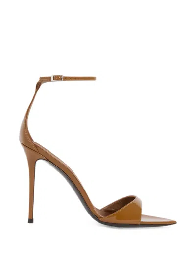Giuseppe Zanotti Intriigo Strap 105 Sandals In Brown