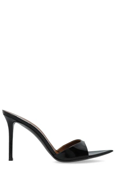 Giuseppe Zanotti Intriigo Patent 90mm Sandals In Black