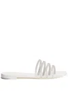 Giuseppe Zanotti Iride Crystal-embellished Slides In White