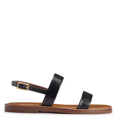 Giuseppe Zanotti Ischia Flat In Black