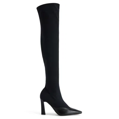Giuseppe Zanotti Janie Stiefel Mit Eckiger Kappe In Black