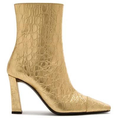 Giuseppe Zanotti Janiee Bootie 90 In Gold