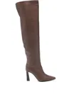 Giuseppe Zanotti Janiee Leather Heel Boots In Brown