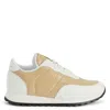 Giuseppe Zanotti Jimi Leather Low-top Sneakers In Beige