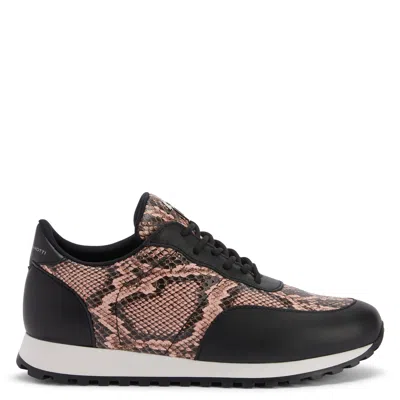 Giuseppe Zanotti Woman Sneakers Light Pink Size 11 Soft Leather