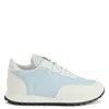 Giuseppe Zanotti Jimi Running Leather Sneakers In Blue