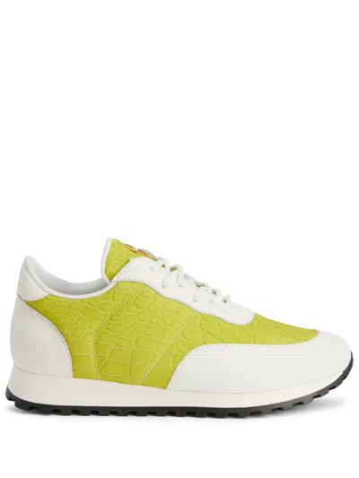 Giuseppe Zanotti Jimi Running Sneakers In Green
