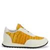 Giuseppe Zanotti Jimi Leather Sneakers In Orange