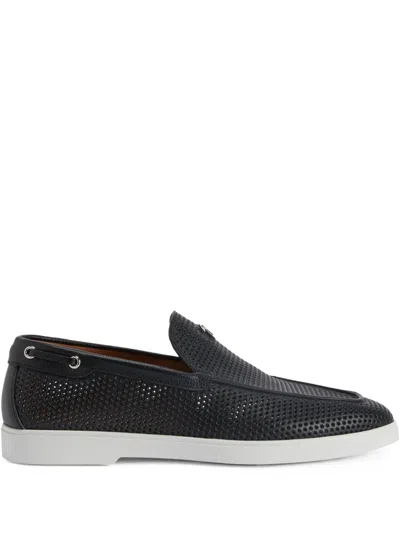 Giuseppe Zanotti Jourdain Loafers In Black Leather